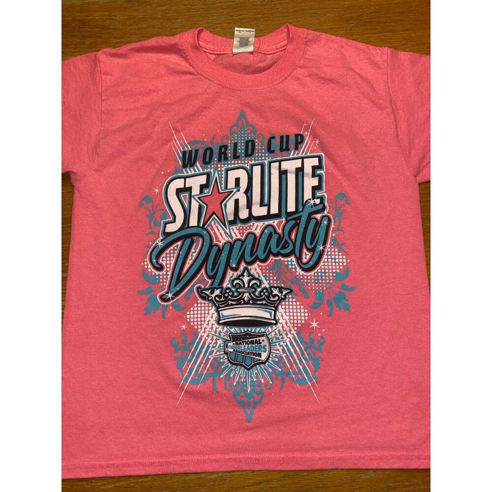 World Cup Starlite Dynasty Youth Cheer T-Shirt Pink & Blue